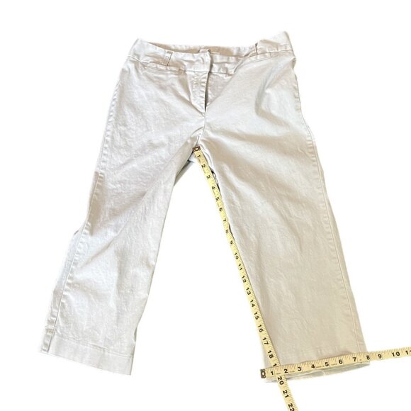Women's Charter Club Petite Beige Capri Length Pants, Size 4P - Picture 5 of 11